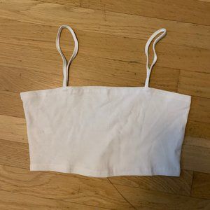 White Crop top